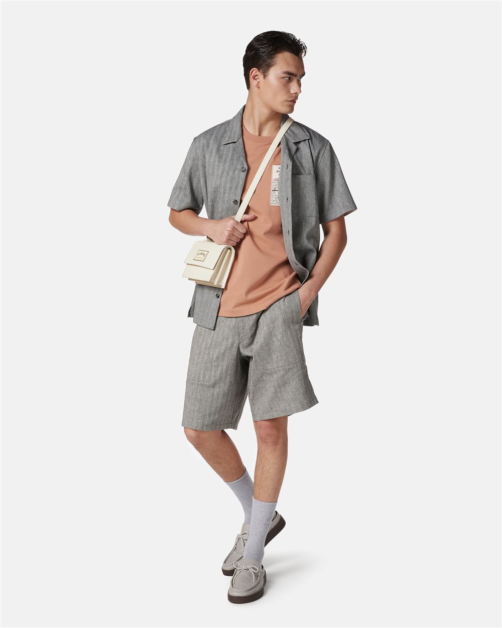 Regular-fit cotton jersey color terracotta T-shirt - Iceberg - Official Website