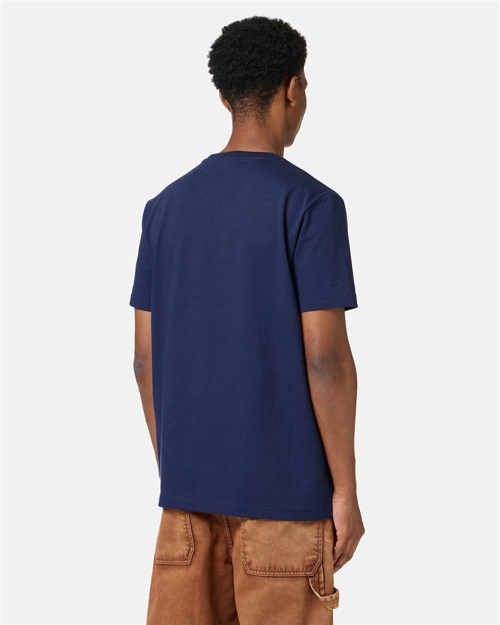 Blue classic regular fit cotton jersey T-shirt - Iceberg - Official Website