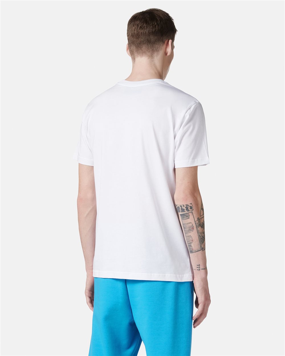Classic white regular fit white cotton jersey t-shirt - Iceberg - Official Website
