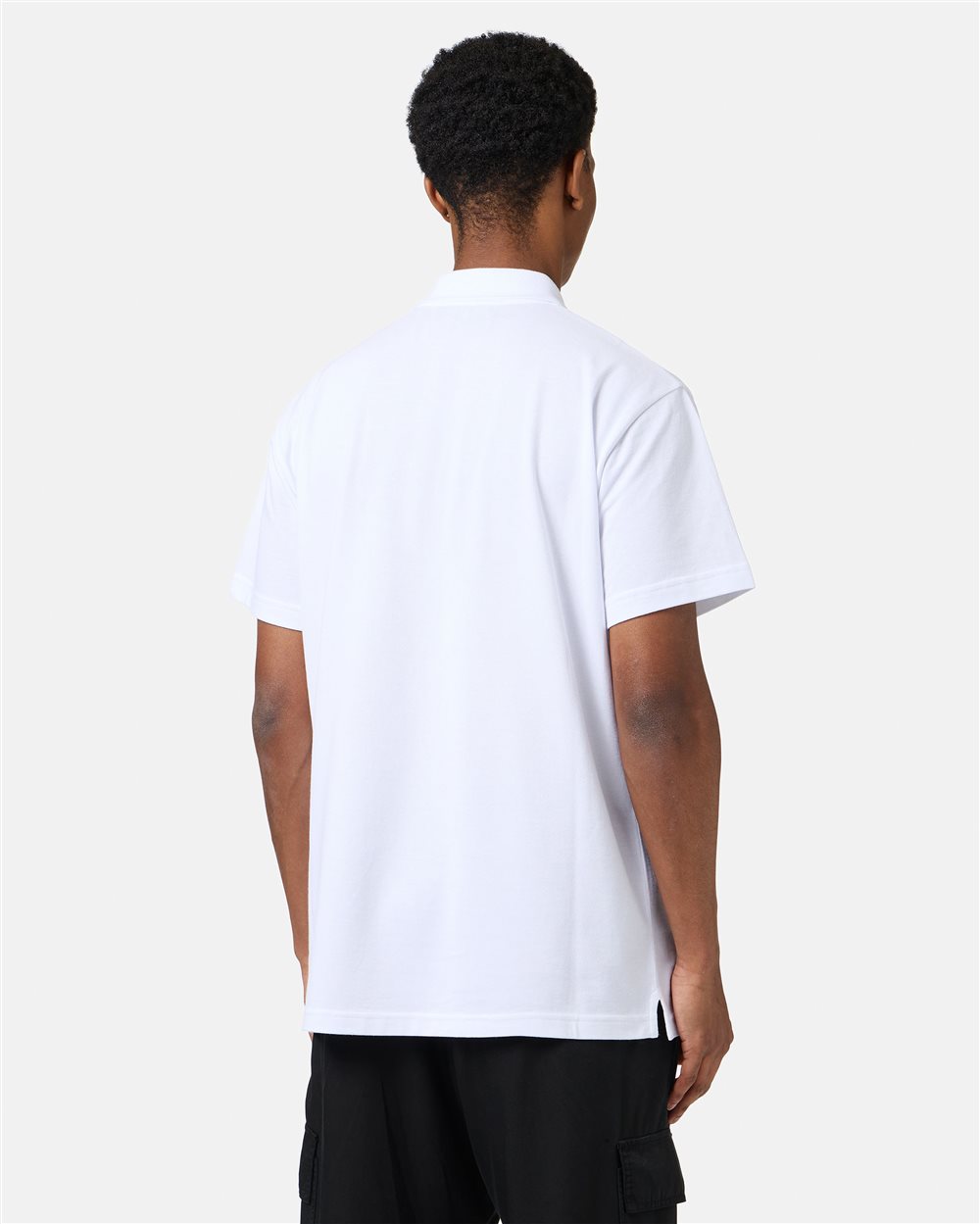 White piqué polo with Bear print - Iceberg - Official Website