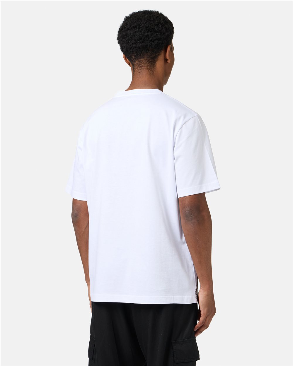 Regular fit white T-shirt with SpongeBob print in jersey - Iceberg - Official Website