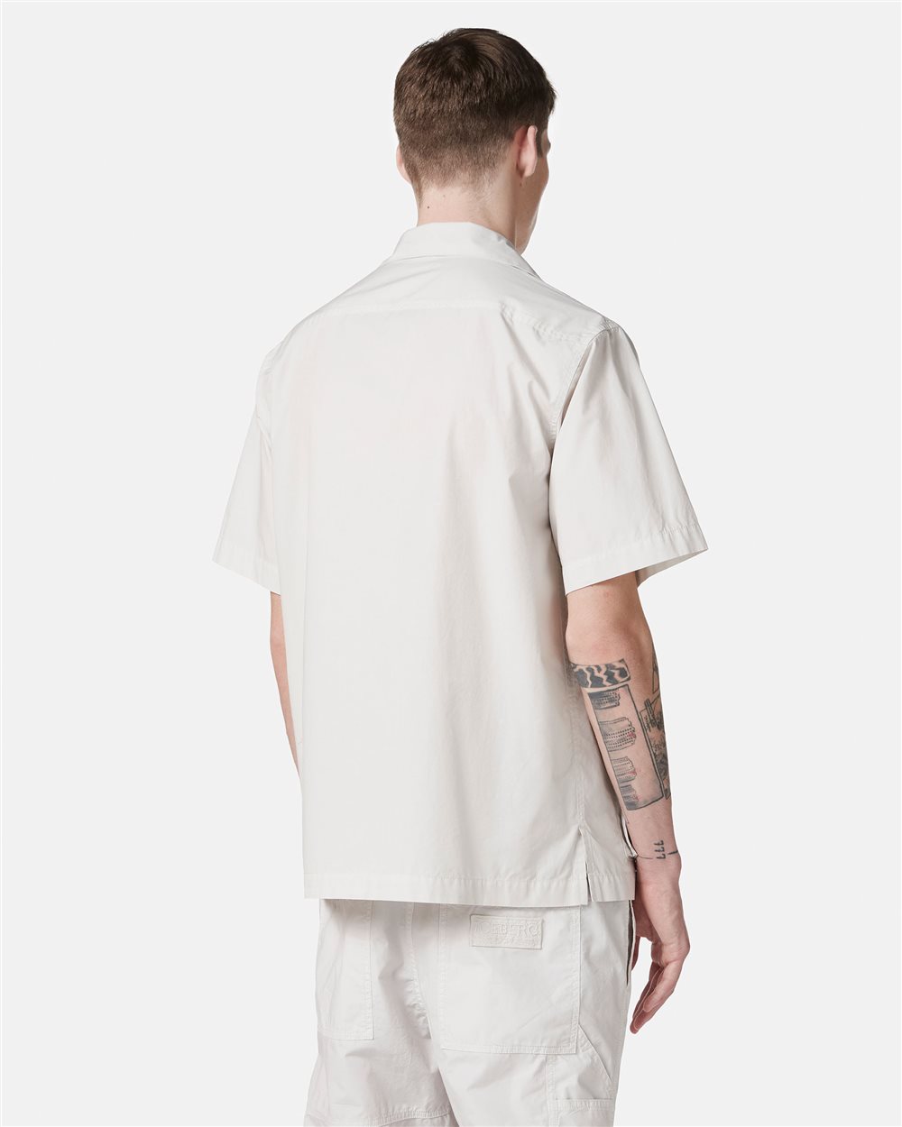 Powder-colored shirt, short sleeve, regular fit - Iceberg - Official Website