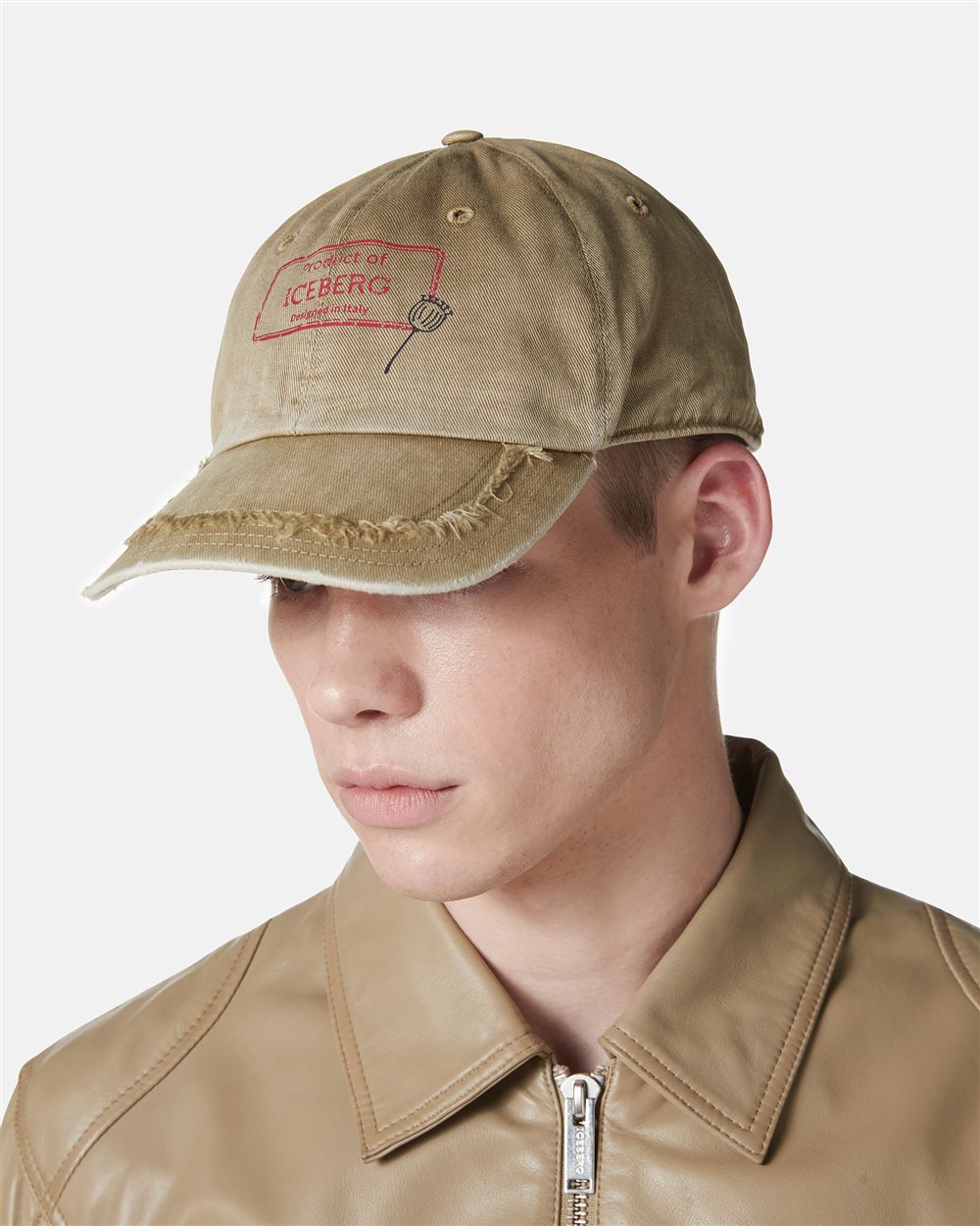 Cappellino da Baseball color fango - Iceberg - Official Website