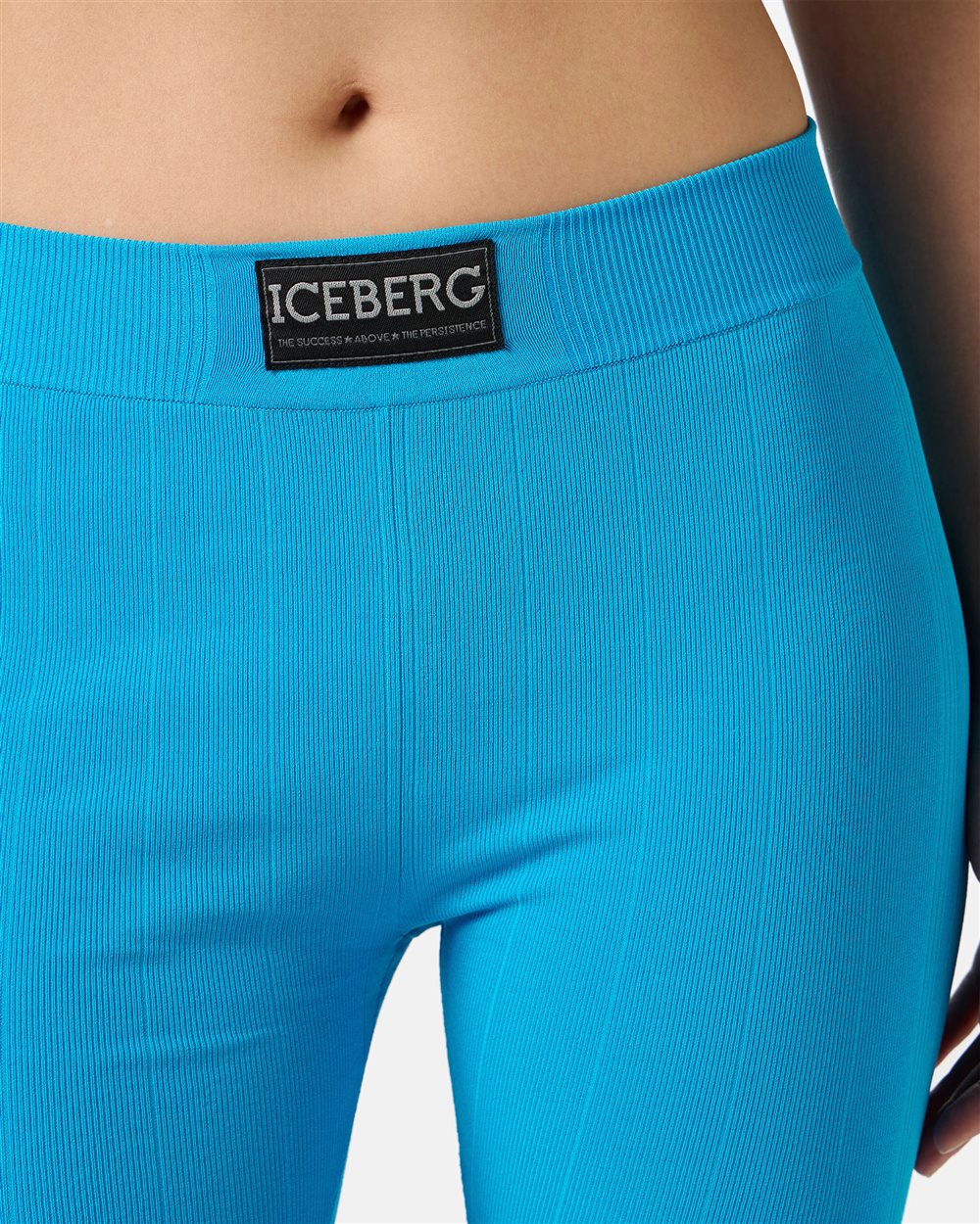 Bermuda turchese Active in viscosa elasticizzata con logo Iceberg - Iceberg - Official Website