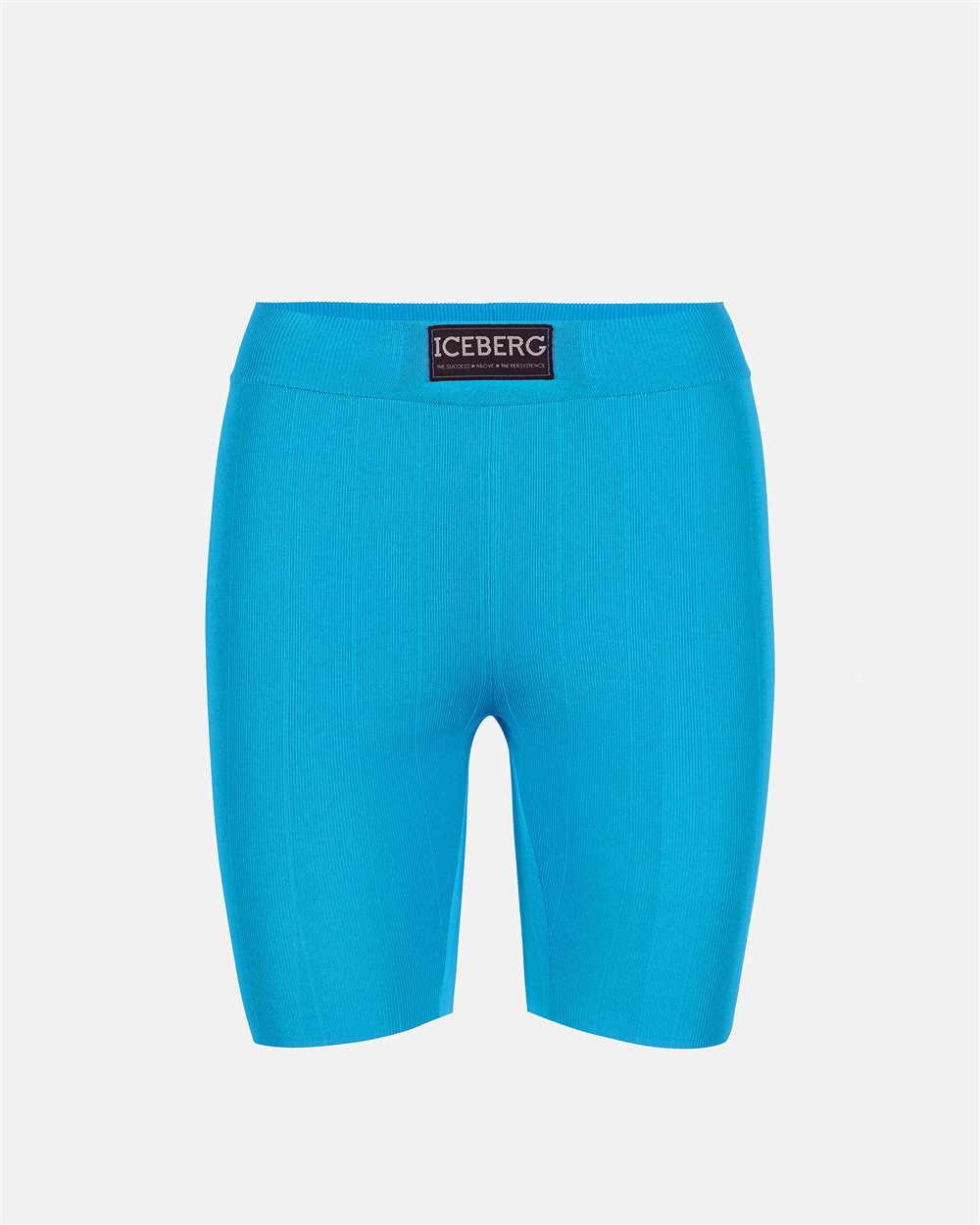 Bermuda turchese Active in viscosa elasticizzata con logo Iceberg - Iceberg - Official Website