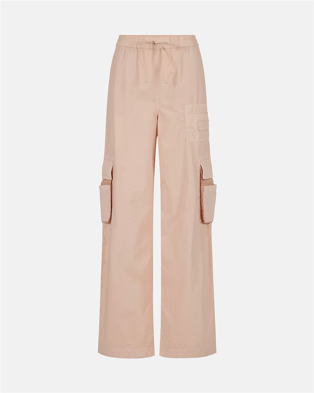 Blush parachute canvas cargo fit trousers - Iceberg - Official Website