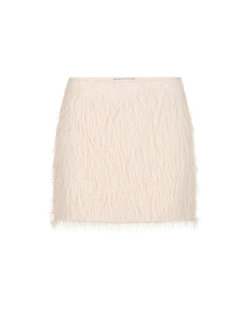 Dusty Pink Mini Skirt in Fluff Viscose Fabric - Iceberg - Official Website