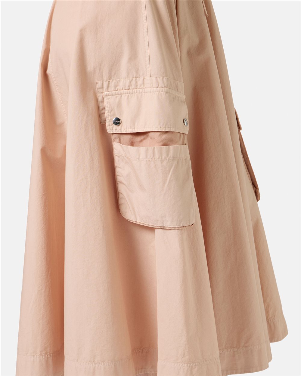 Blush wide skirt with regular waist and pockets - Iceberg - Official Website