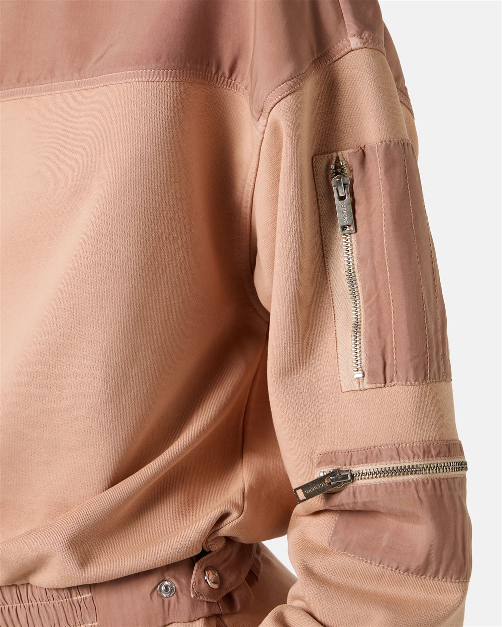 Blush cotton crewneck sweatshirt - Iceberg - Official Website