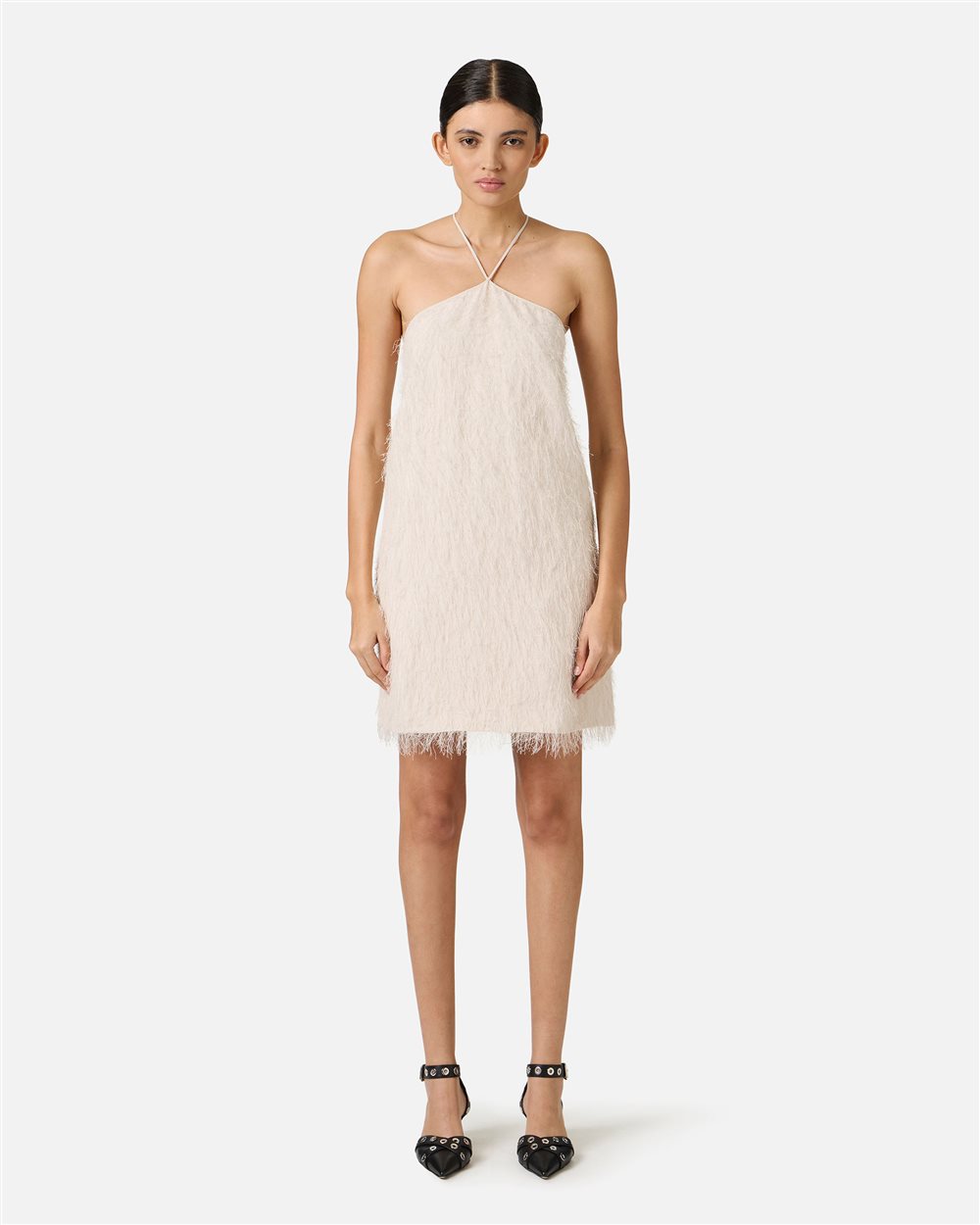 Powder-colored dress regular fit - Iceberg - Official Website