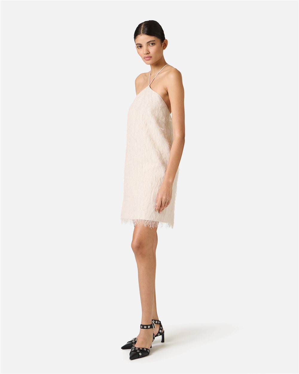 Powder-colored dress regular fit - Iceberg - Official Website