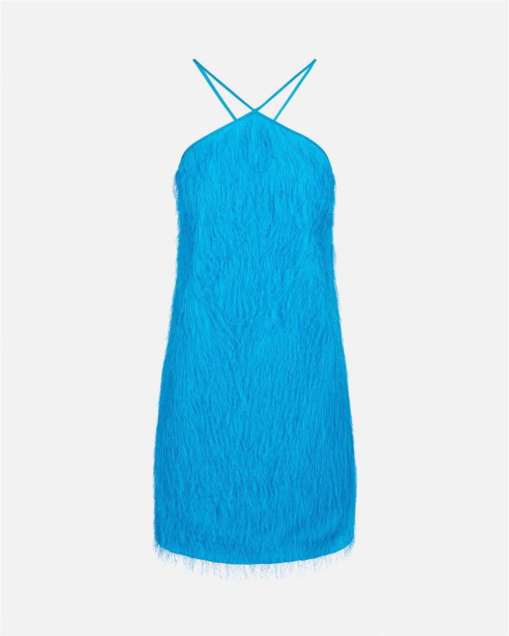 Cobalto-colored dress regular fit - Iceberg - Official Website