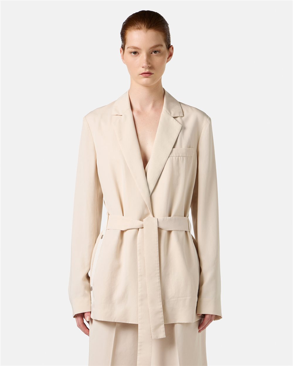Powder jacket with comfort fit belt - Iceberg - Official Website