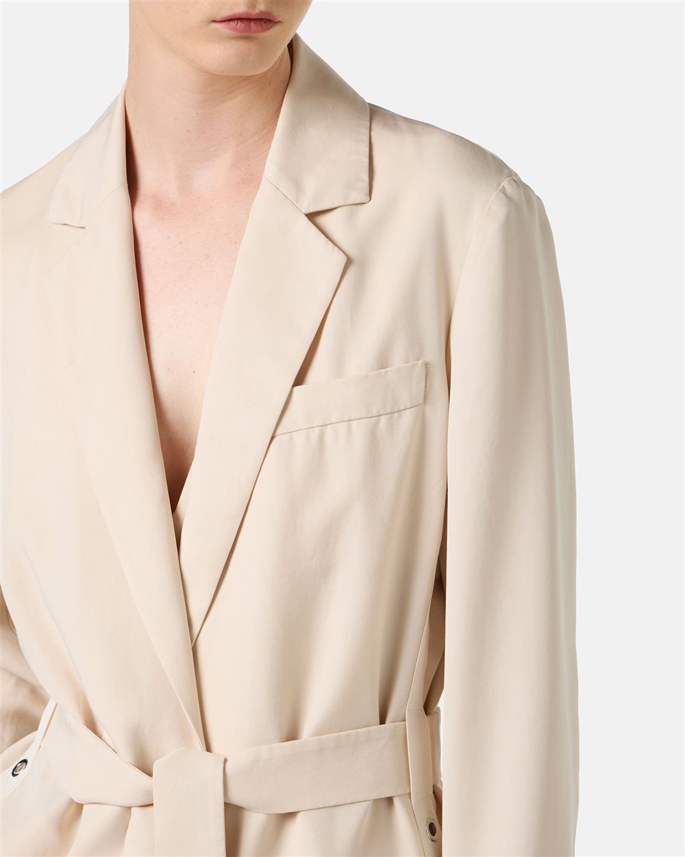 Powder jacket with comfort fit belt - Iceberg - Official Website
