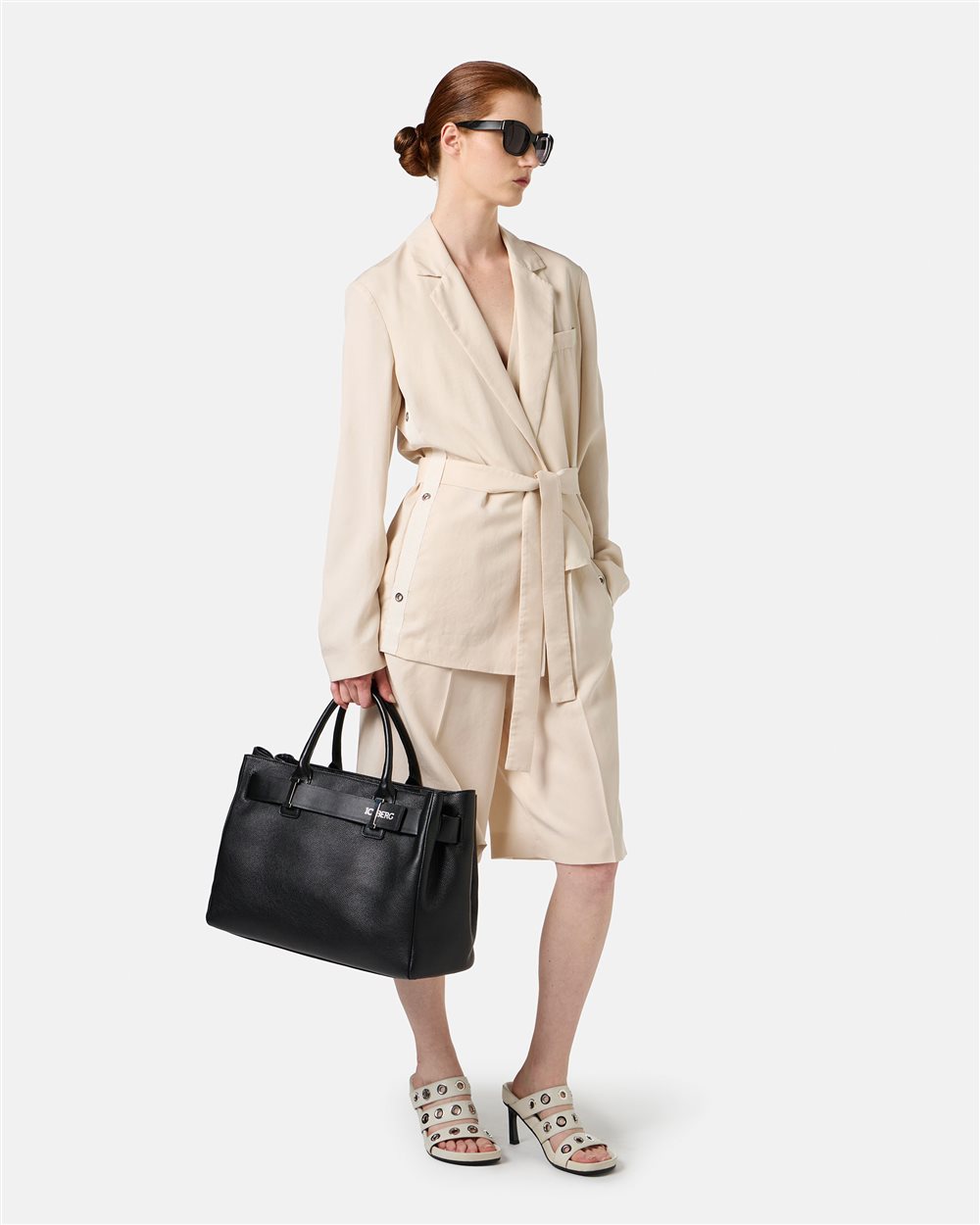 Powder jacket with comfort fit belt - Iceberg - Official Website