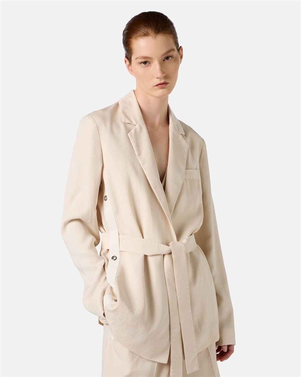 Powder jacket with comfort fit belt - Iceberg - Official Website