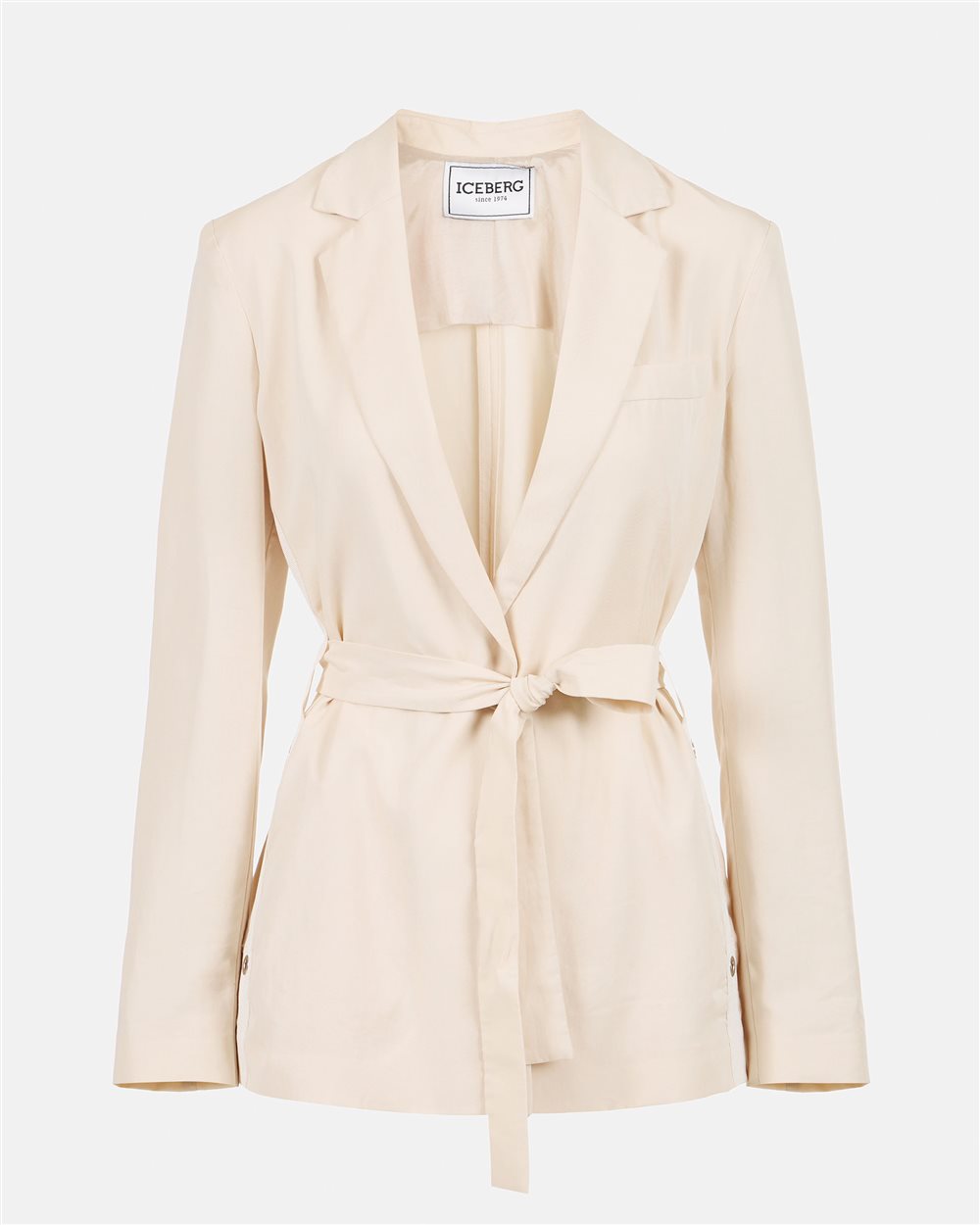Powder jacket with comfort fit belt - Iceberg - Official Website