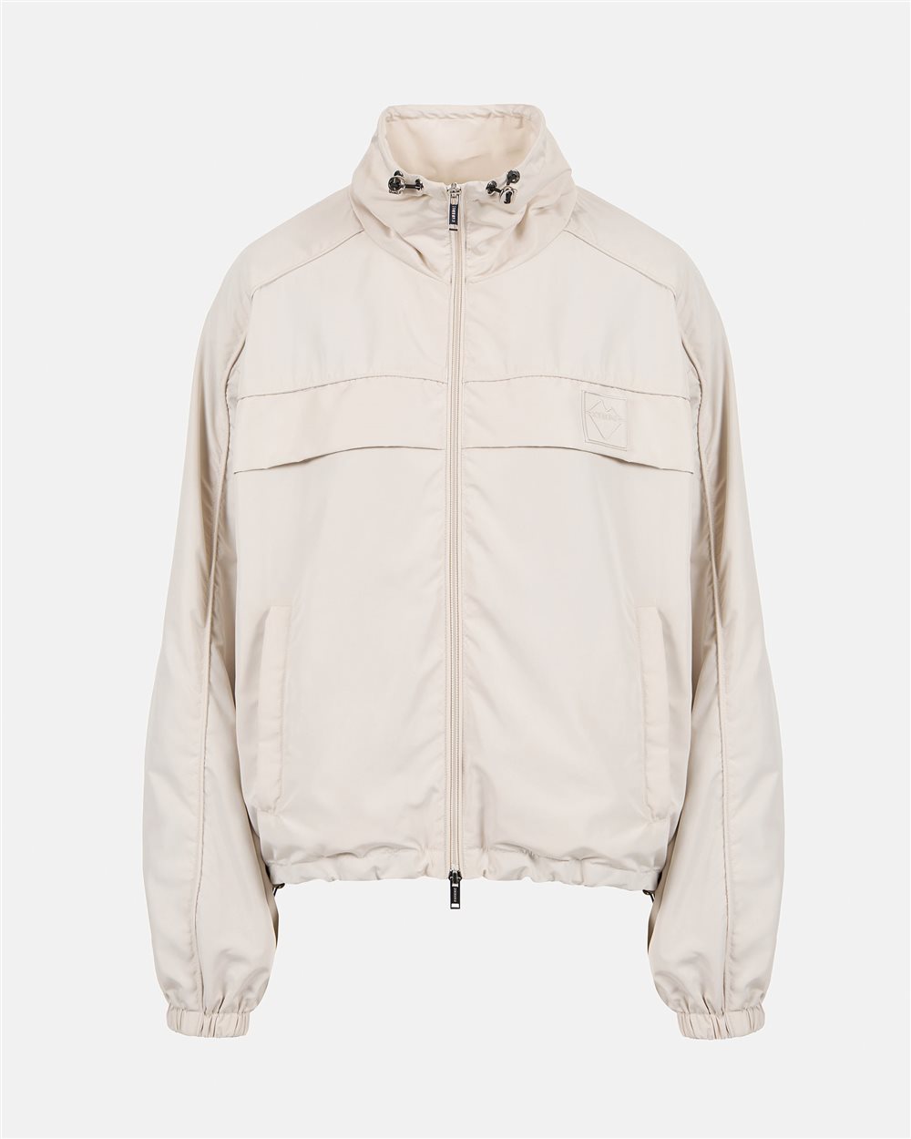 Powder-colored jacket in active nylon with Iceberg logo - Iceberg - Official Website