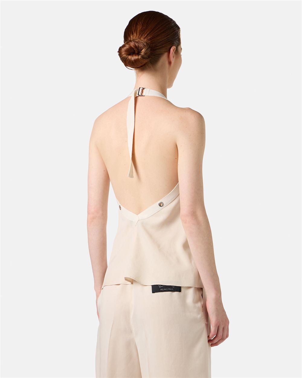 Powder-colored top new fit in fluid Tencel - Iceberg - Official Website