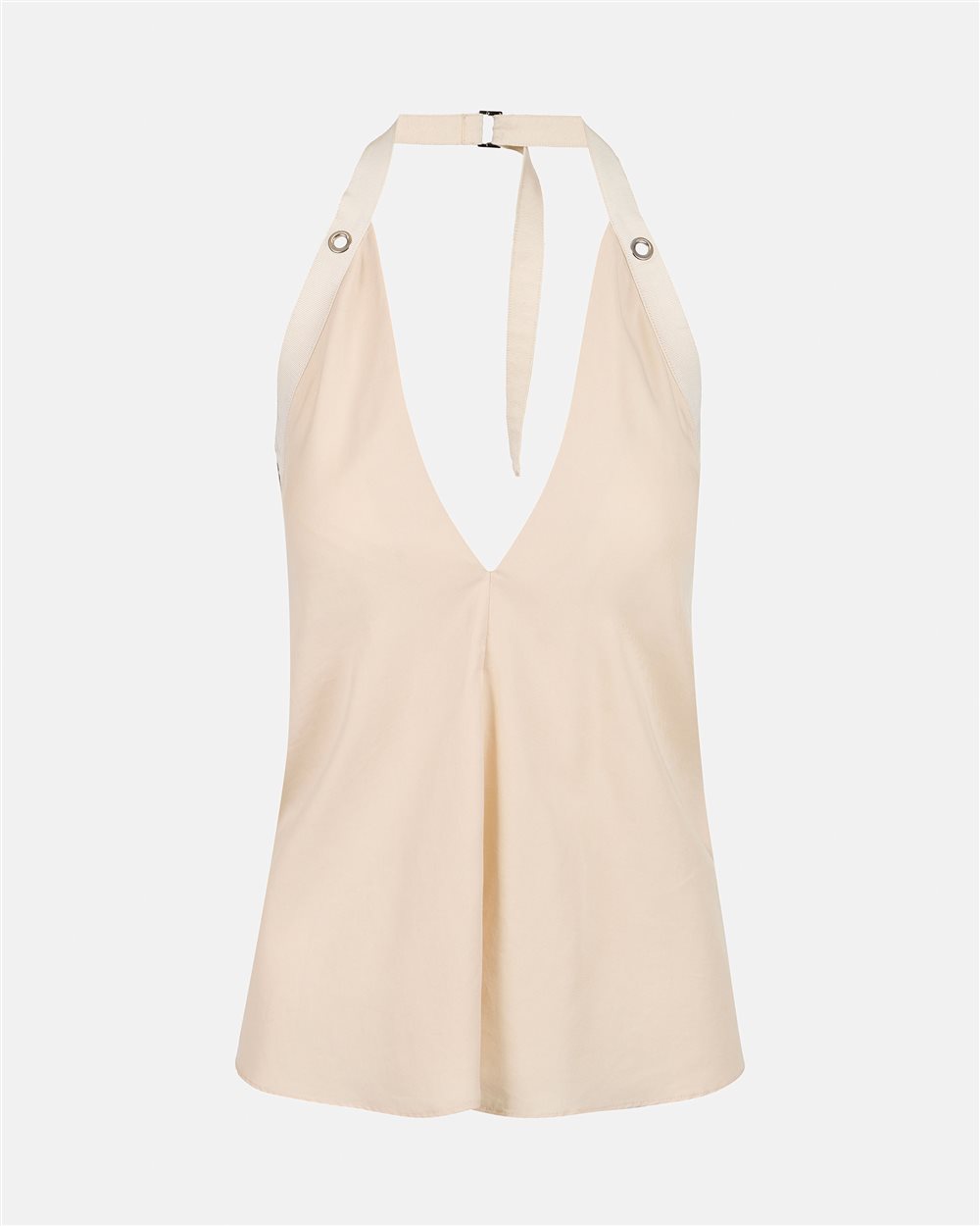 Powder-colored top new fit in fluid Tencel - Iceberg - Official Website