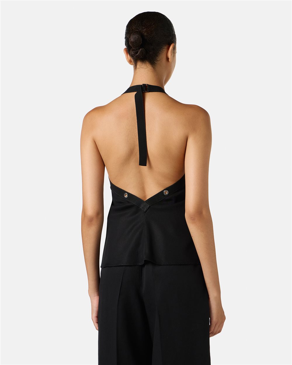 Black top new fit in fluid Tencel - Iceberg - Official Website