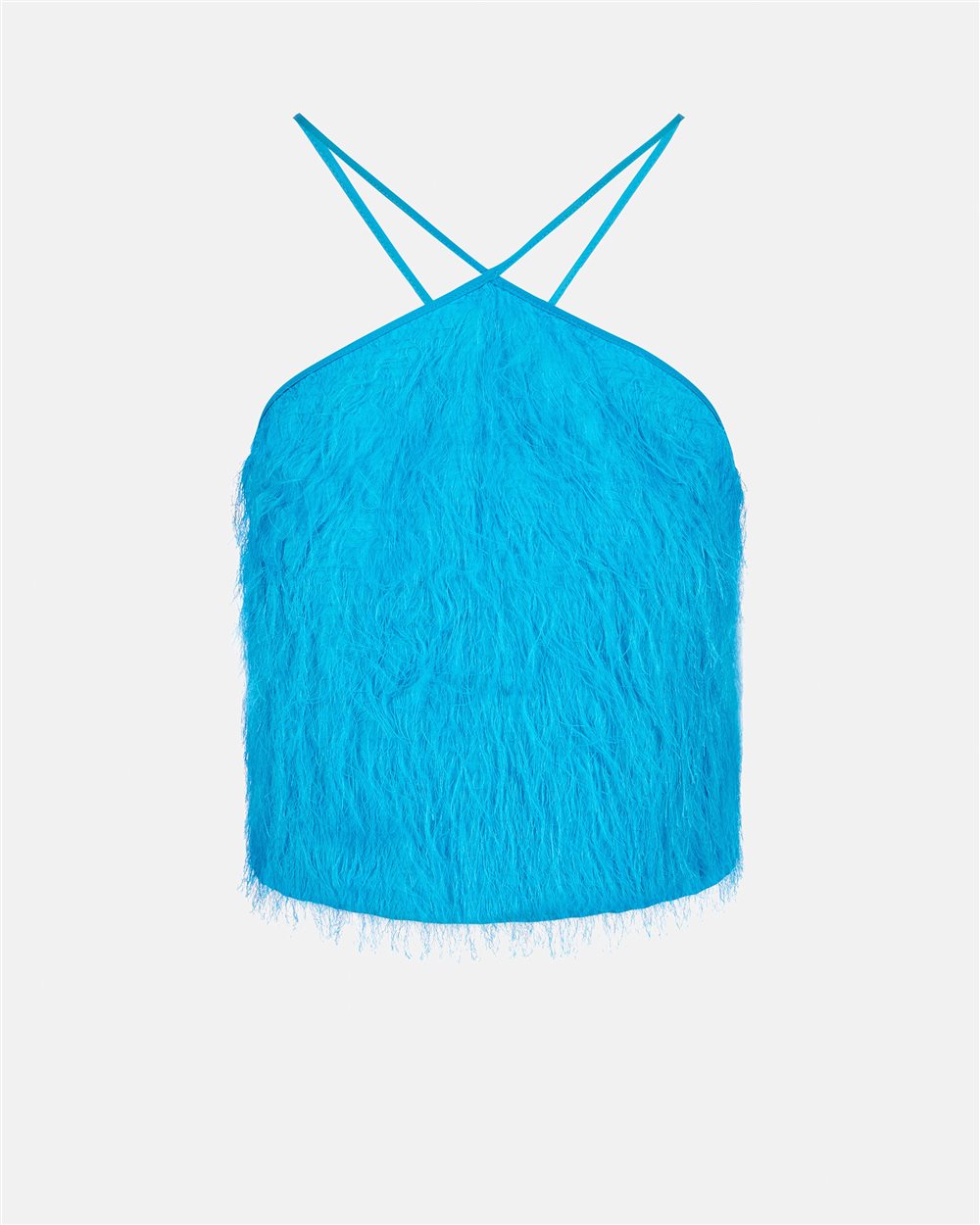 Top cobalto regular fit in viscosa fluff - Iceberg - Official Website