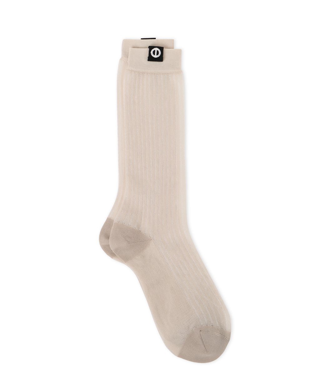 Dusty colored bow tie sock with embroidered Iceberg logo monogram - Iceberg - Official Website