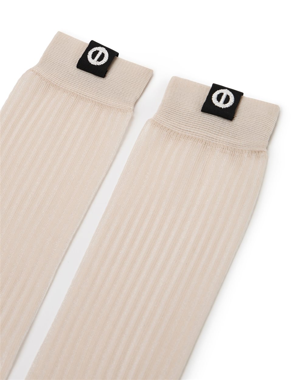 Dusty colored bow tie sock with embroidered Iceberg logo monogram - Iceberg - Official Website