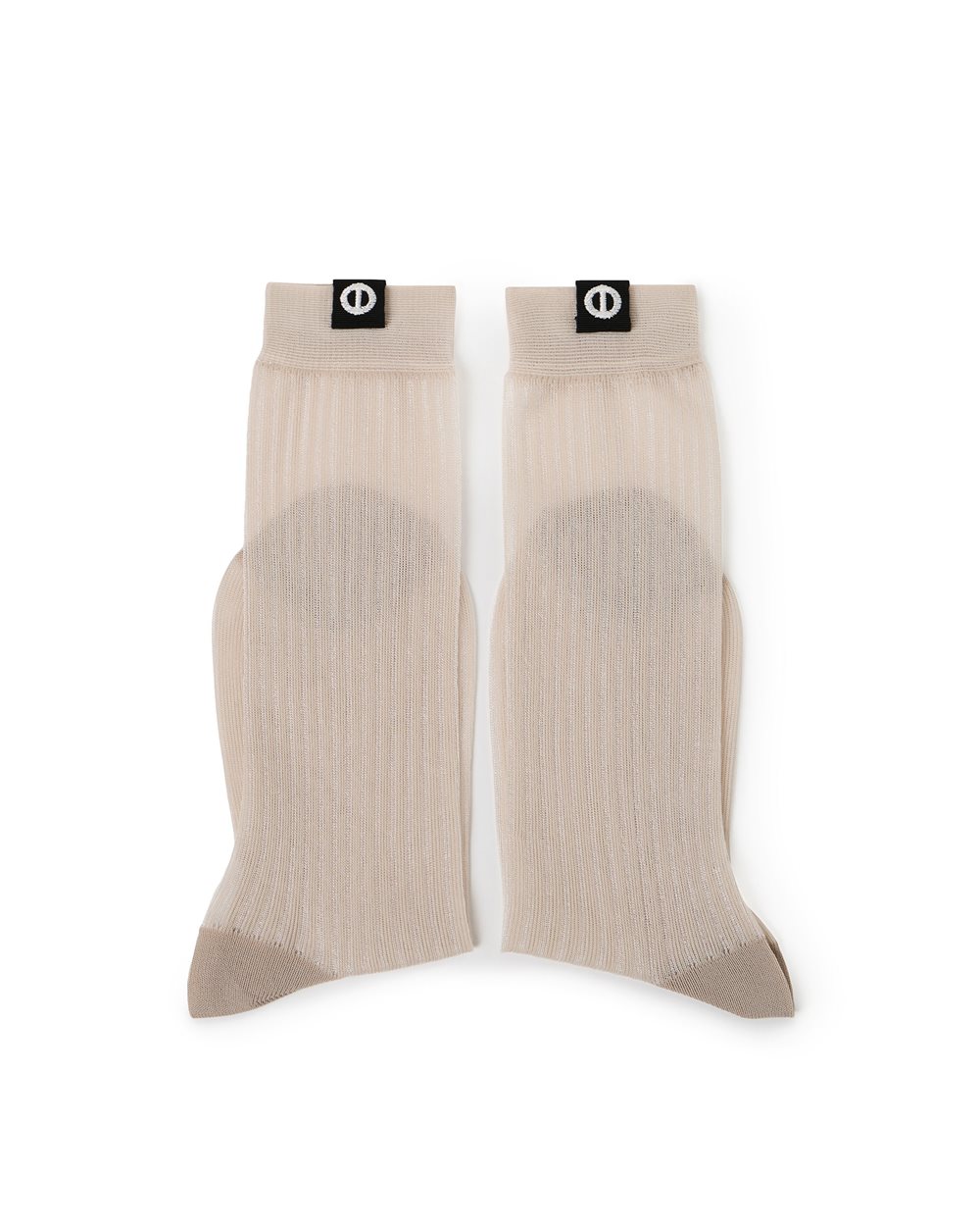 Dusty colored bow tie sock with embroidered Iceberg logo monogram - Iceberg - Official Website
