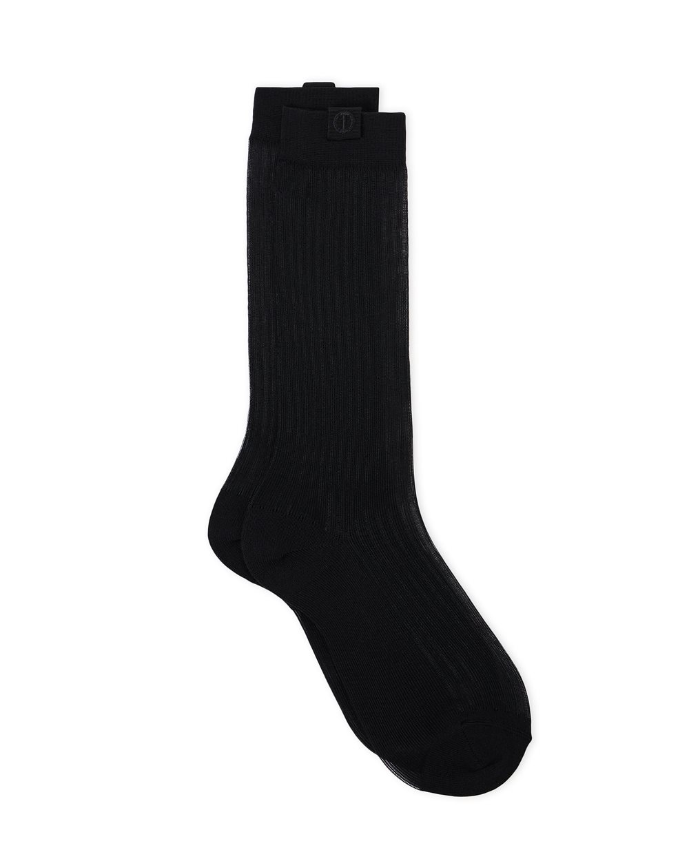 Black bow tie sock with embroidered Iceberg logo monogram - Iceberg - Official Website