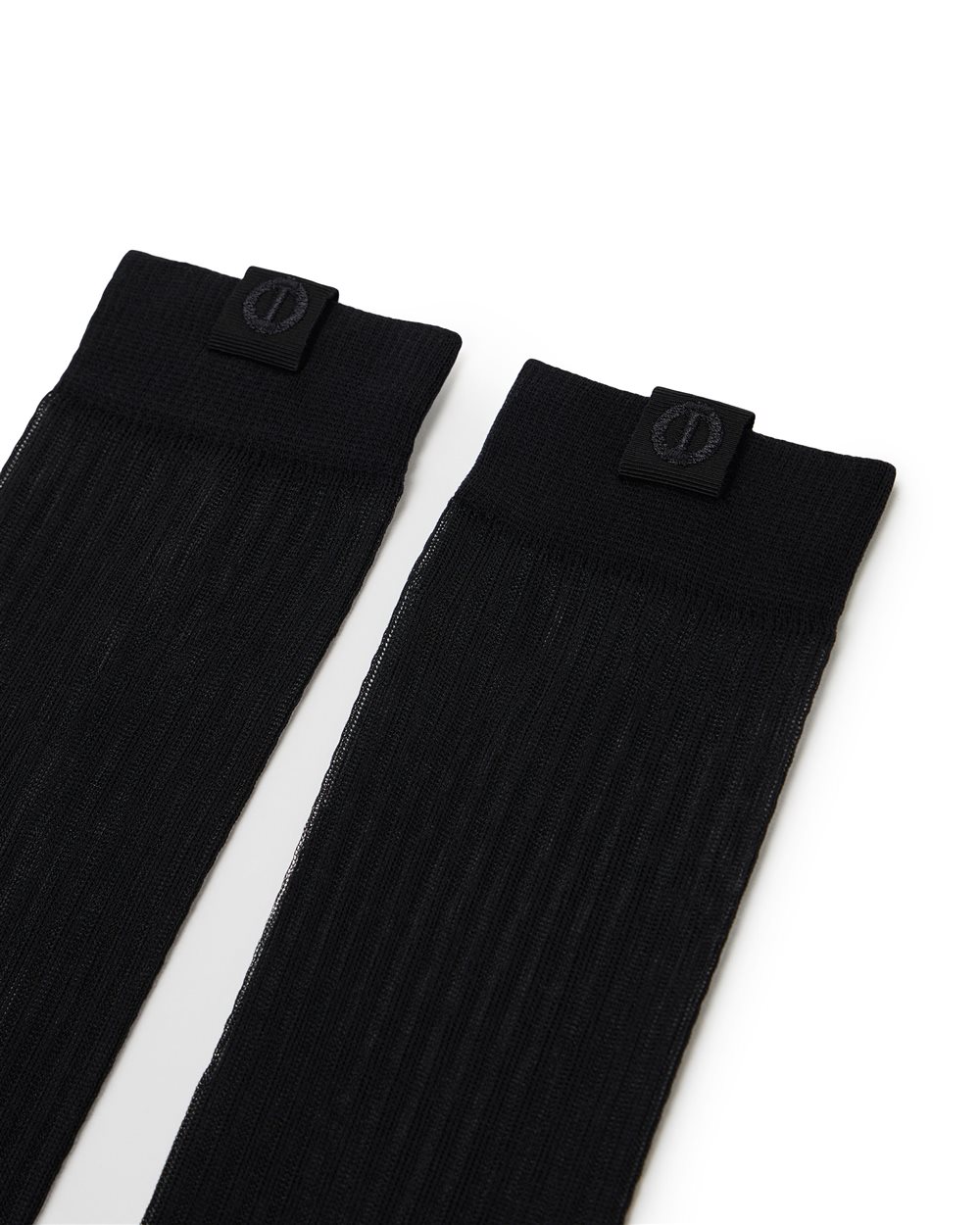 Black bow tie sock with embroidered Iceberg logo monogram - Iceberg - Official Website