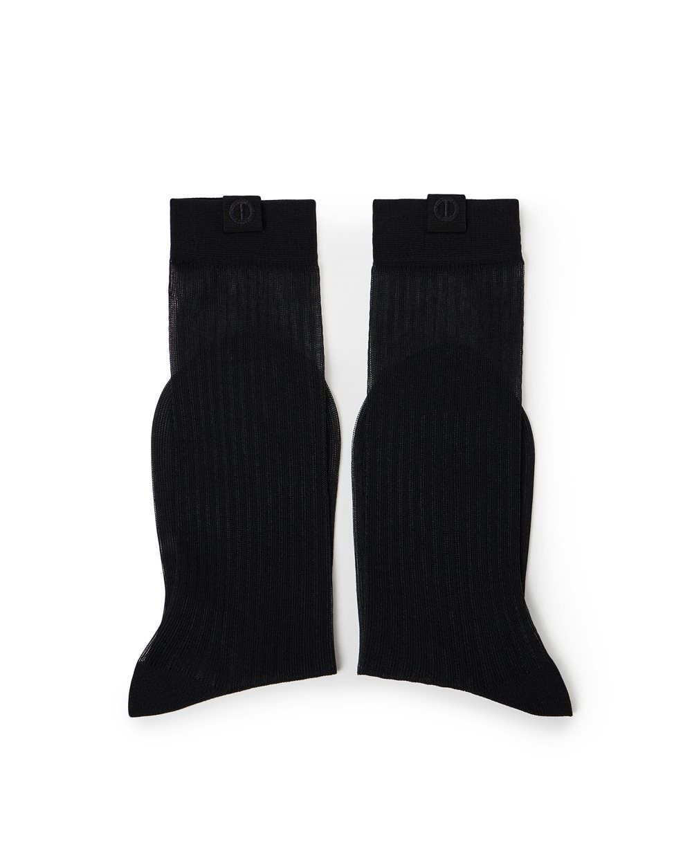 Black bow tie sock with embroidered Iceberg logo monogram - Iceberg - Official Website