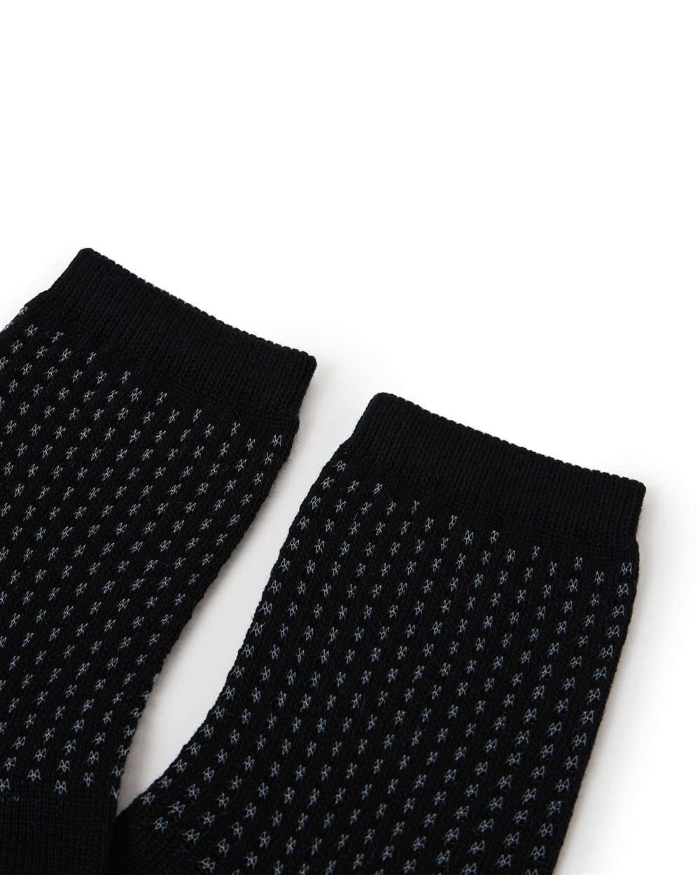 Black perforated socks with contrast jacquard logo - Iceberg - Official Website