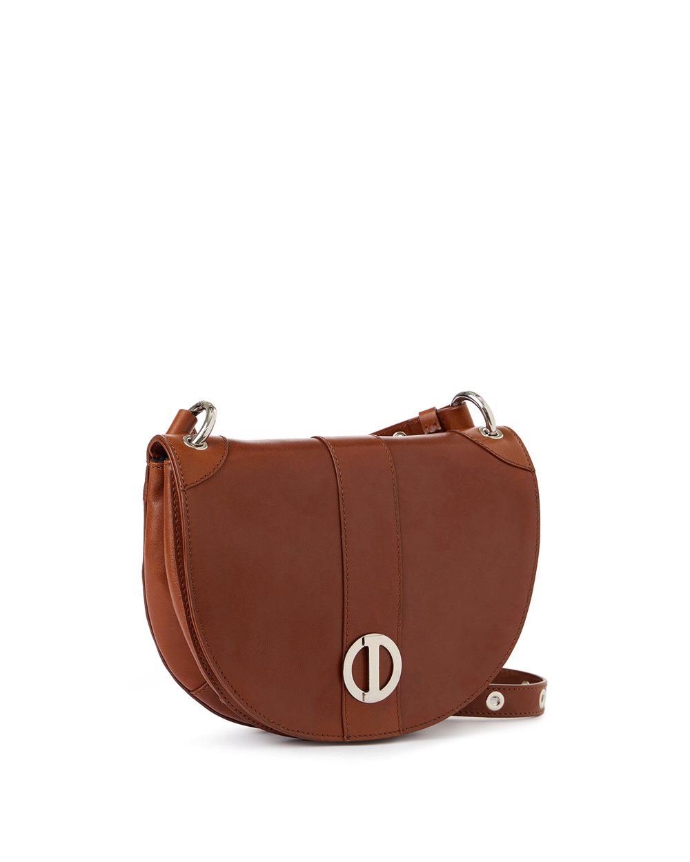 Lomar cowhide leather top handle bag in coccio color - Iceberg - Official Website