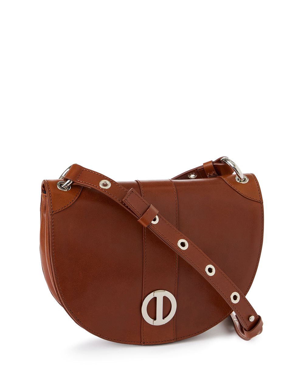 Lomar cowhide leather top handle bag in coccio color - Iceberg - Official Website
