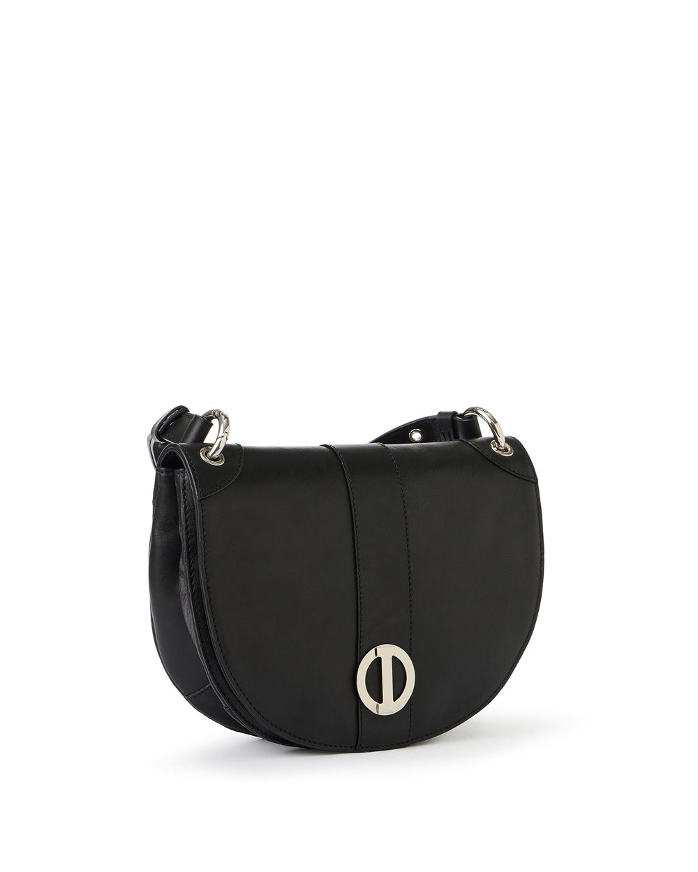 Black Lomar cowhide leather top handle bag - Iceberg - Official Website