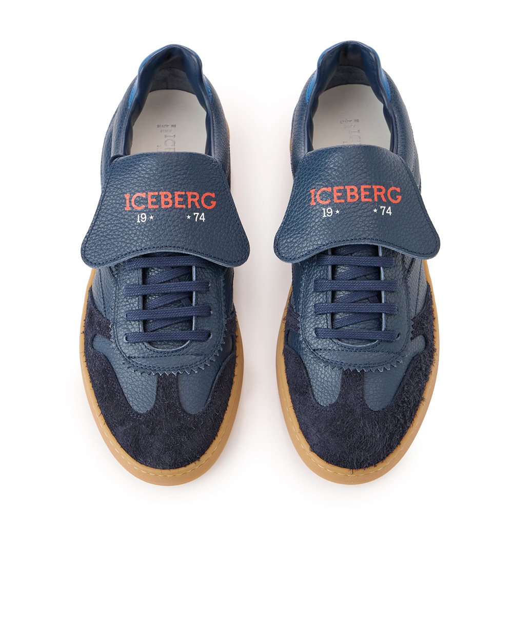 Retro-style multicolor sneakers with a "California" construction - Iceberg - Official Website