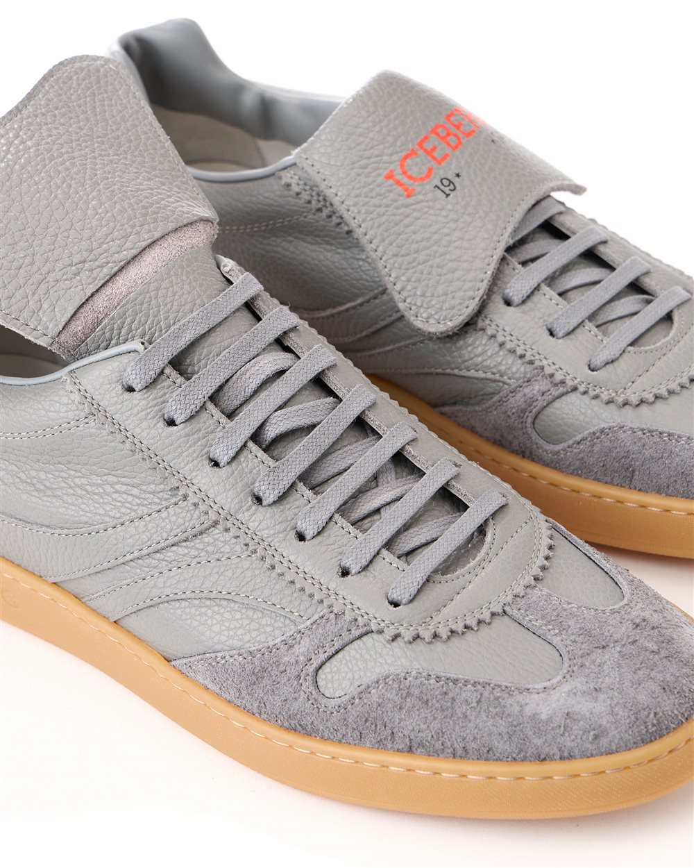 Retro-style patterned sneakers with a "California" construction - Iceberg - Official Website