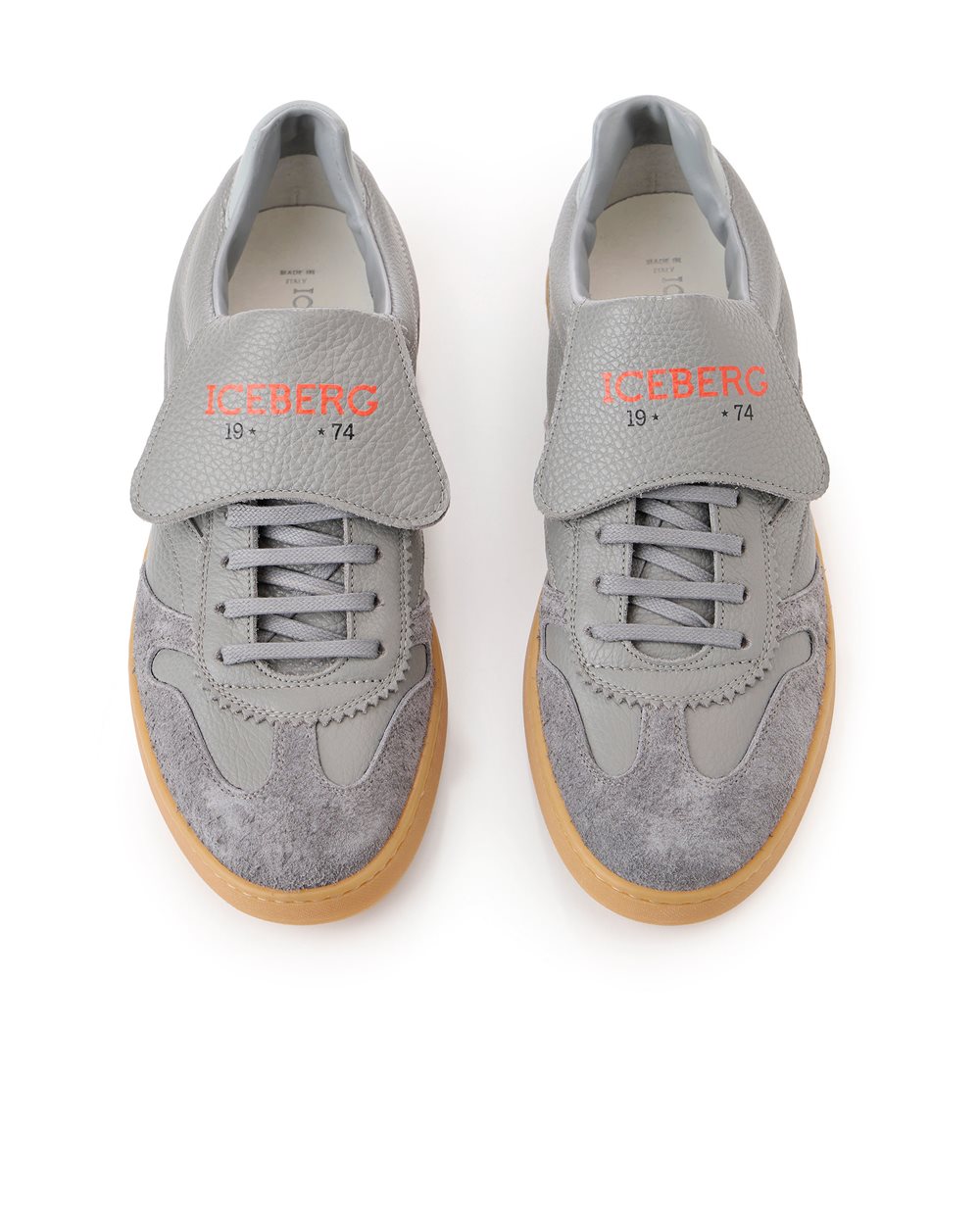 Retro-style patterned sneakers with a "California" construction - Iceberg - Official Website