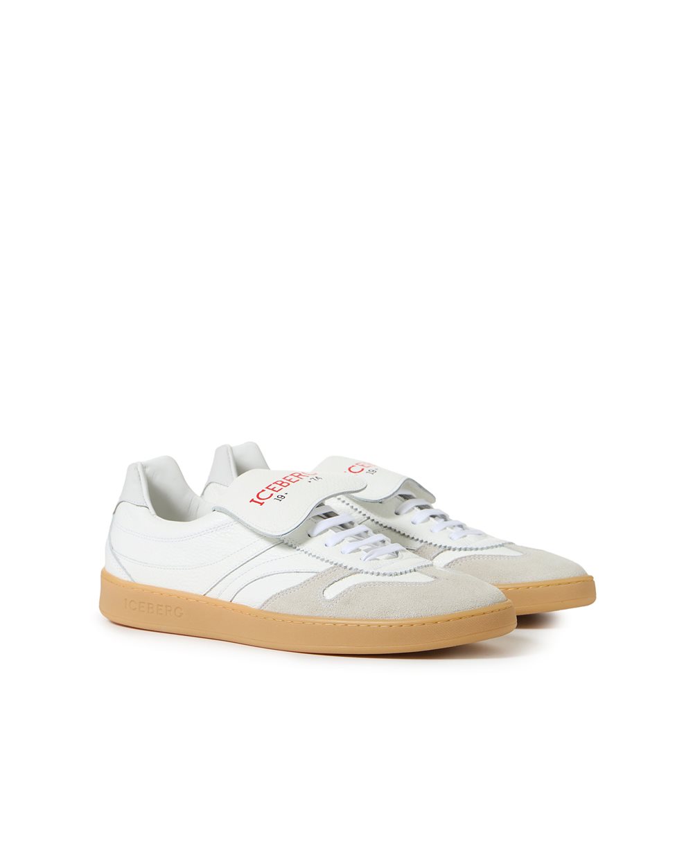 Retro-style patterned sneakers with a "California" construction - Iceberg - Official Website