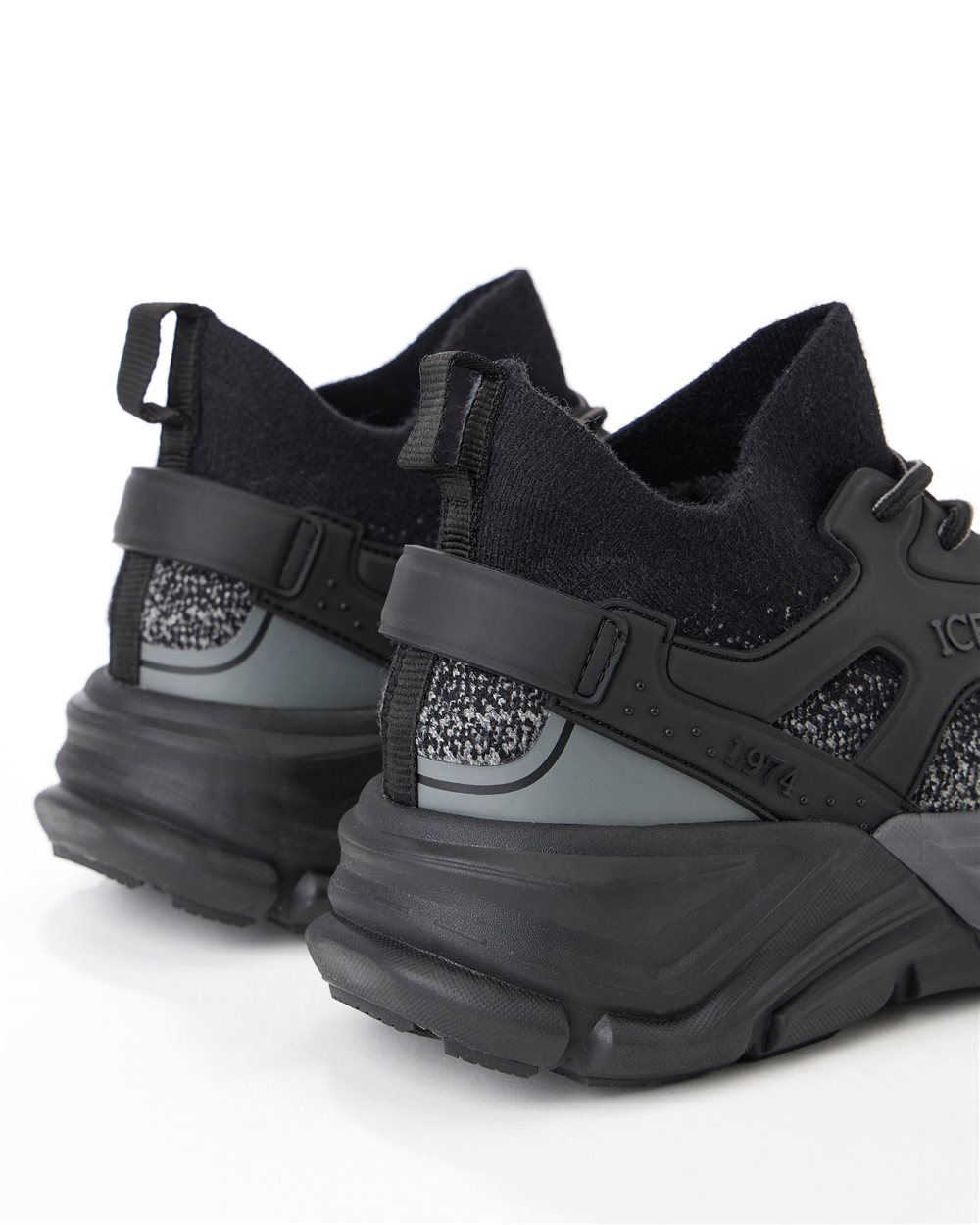 Black ICB ONE Sneakers - Iceberg - Official Website
