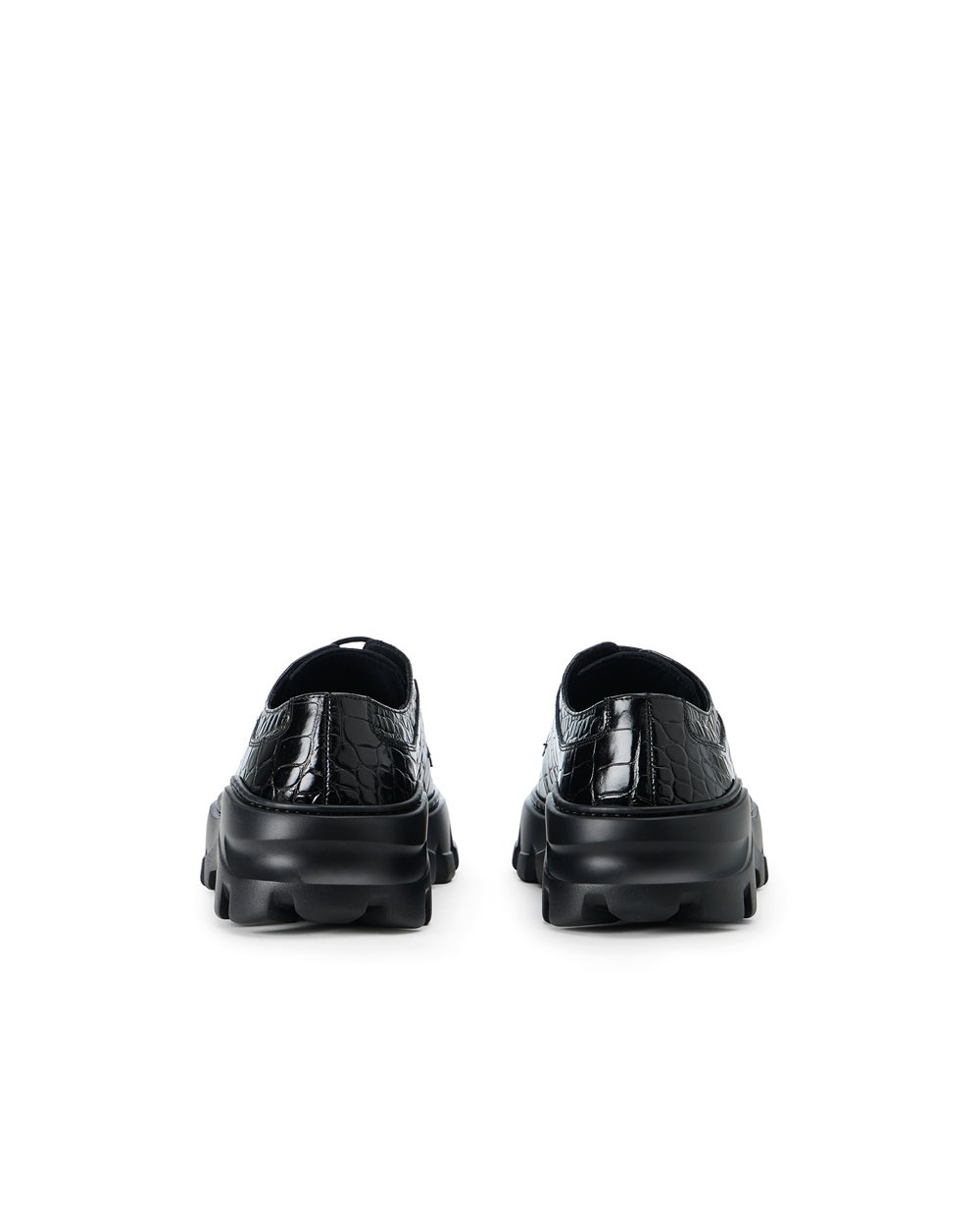 Iceberg black calfskin lace-up shoes with chunky sole - Iceberg - Official Website