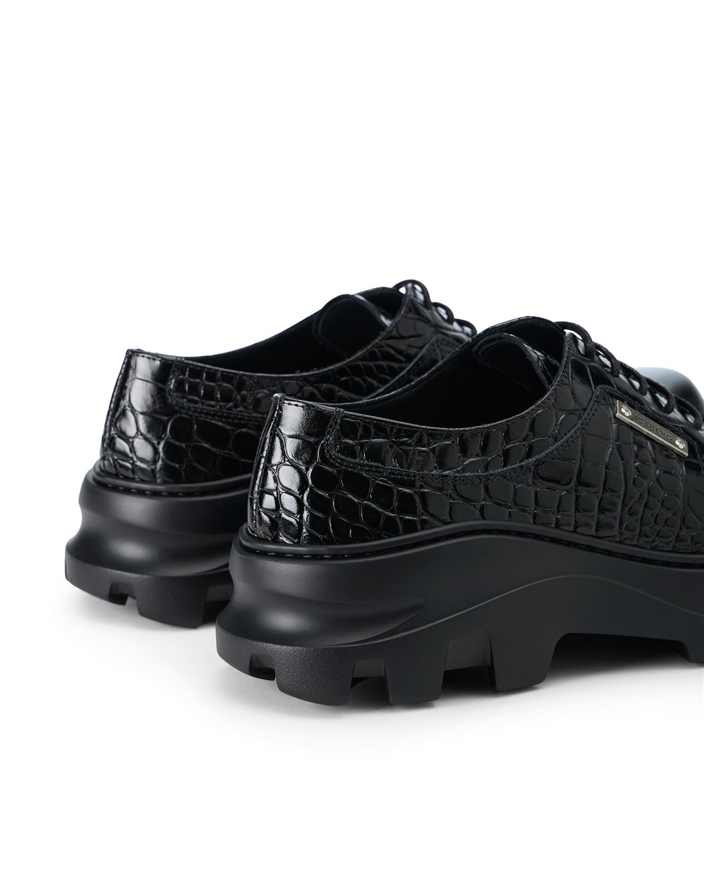 Iceberg black calfskin lace-up shoes with chunky sole - Iceberg - Official Website