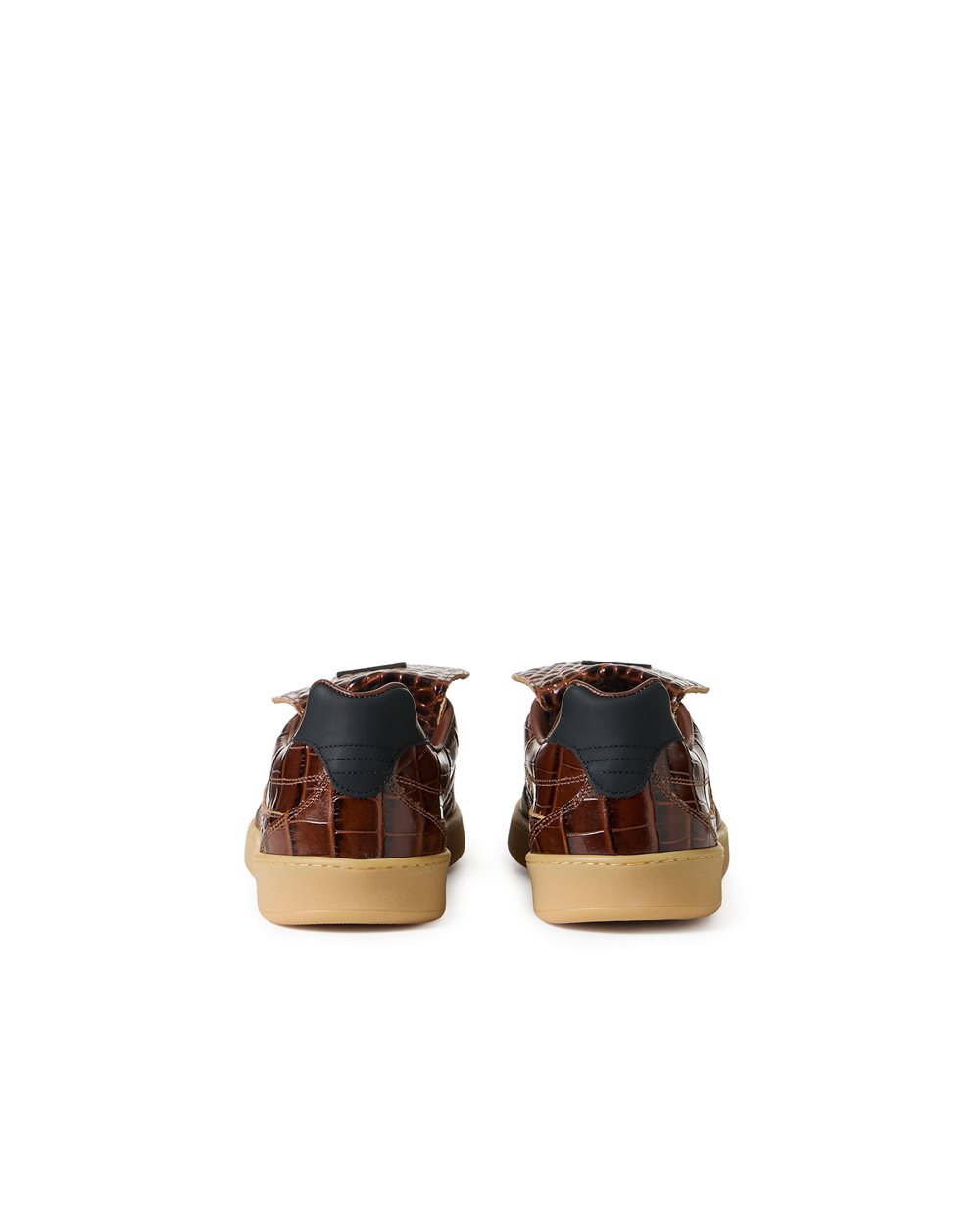 California sneakers in earth-colored leather - Iceberg - Official Website