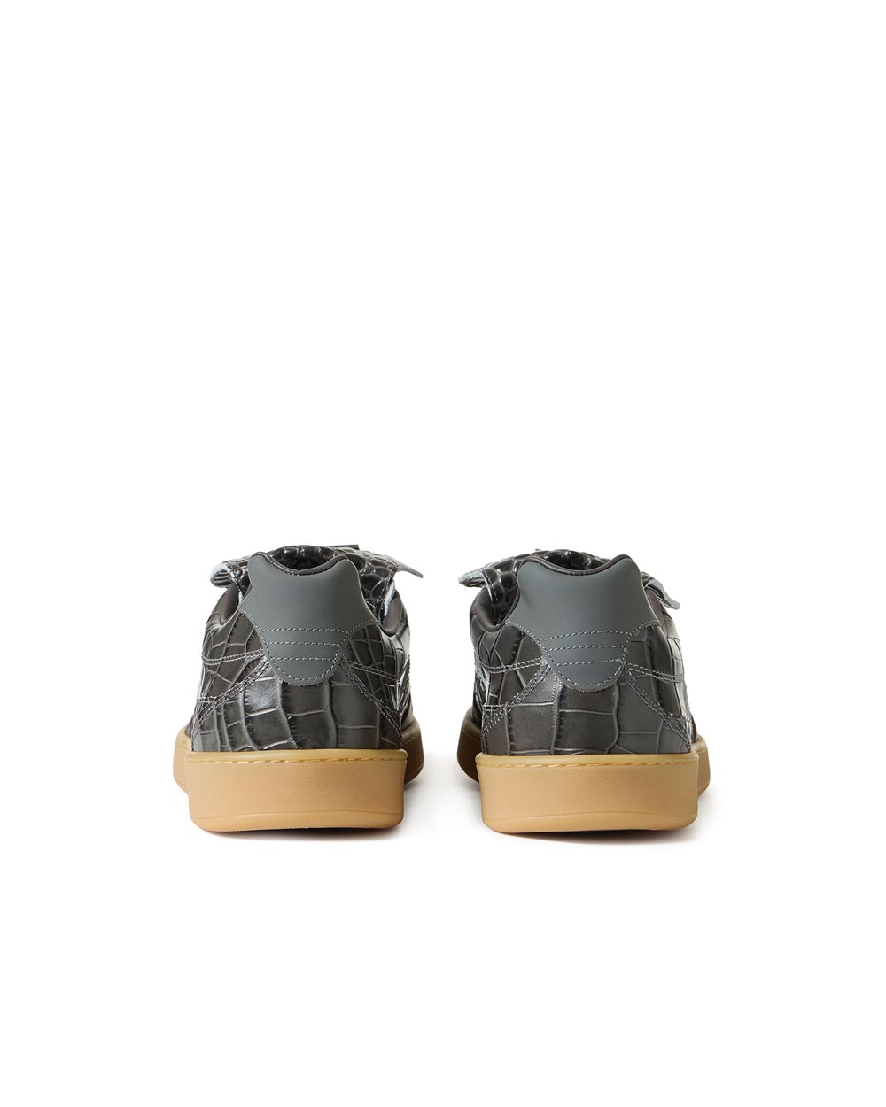 Gray Leather "California" Sneaker - Iceberg - Official Website