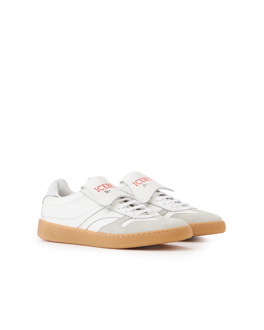 Multicolored sneakers with a retro honey sole - Iceberg - Official Website