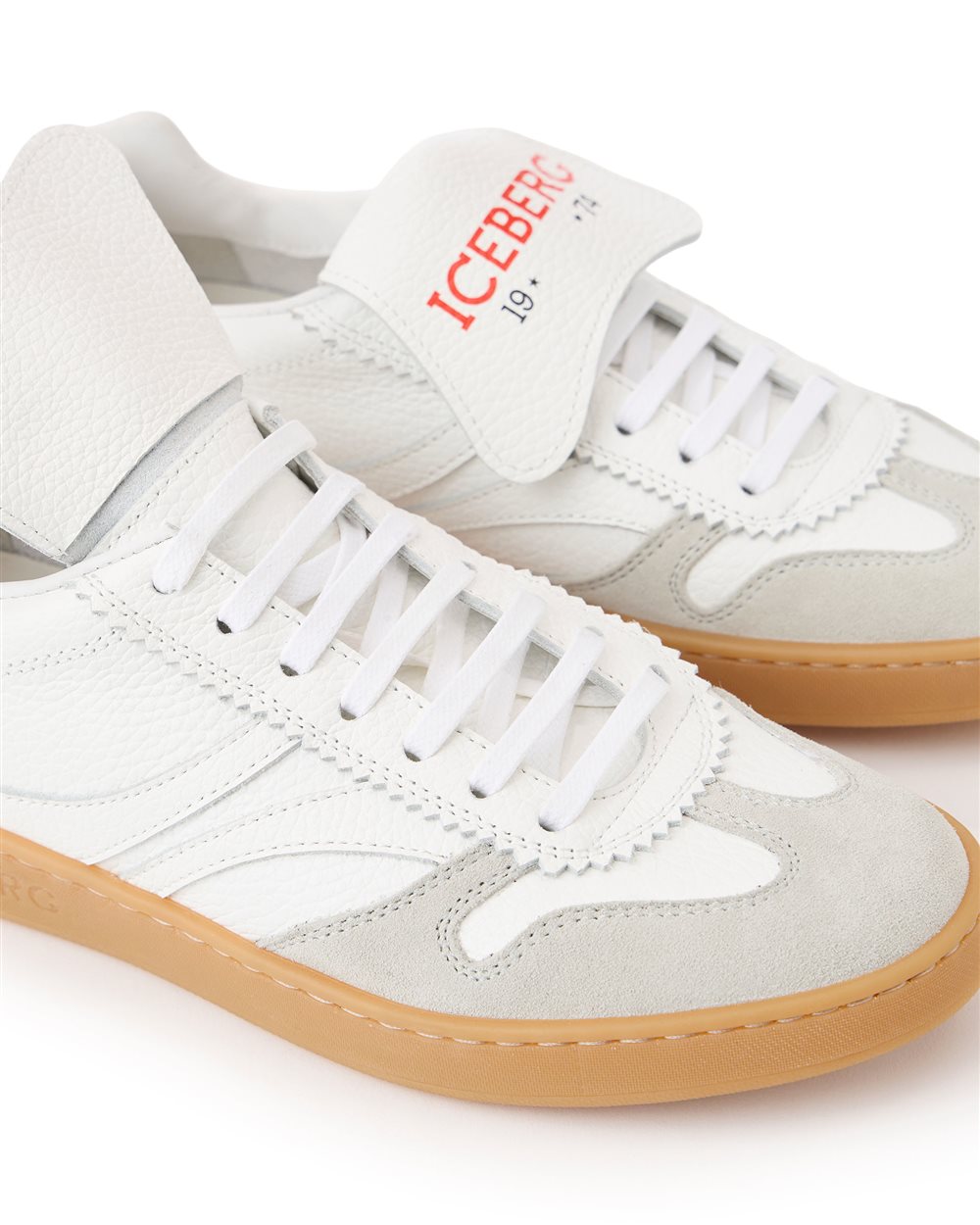Multicolored sneakers with a retro honey sole - Iceberg - Official Website