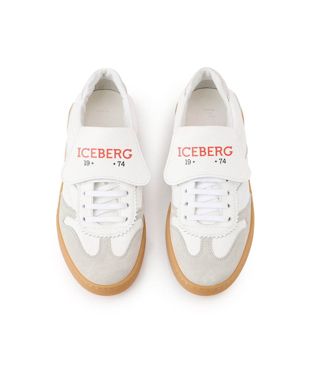 Multicolored sneakers with a retro honey sole - Iceberg - Official Website