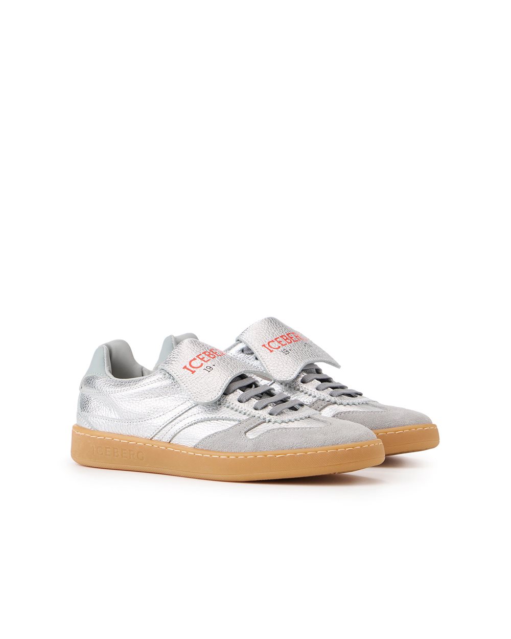 Black sneakers with retro honey sole - Iceberg - Official Website