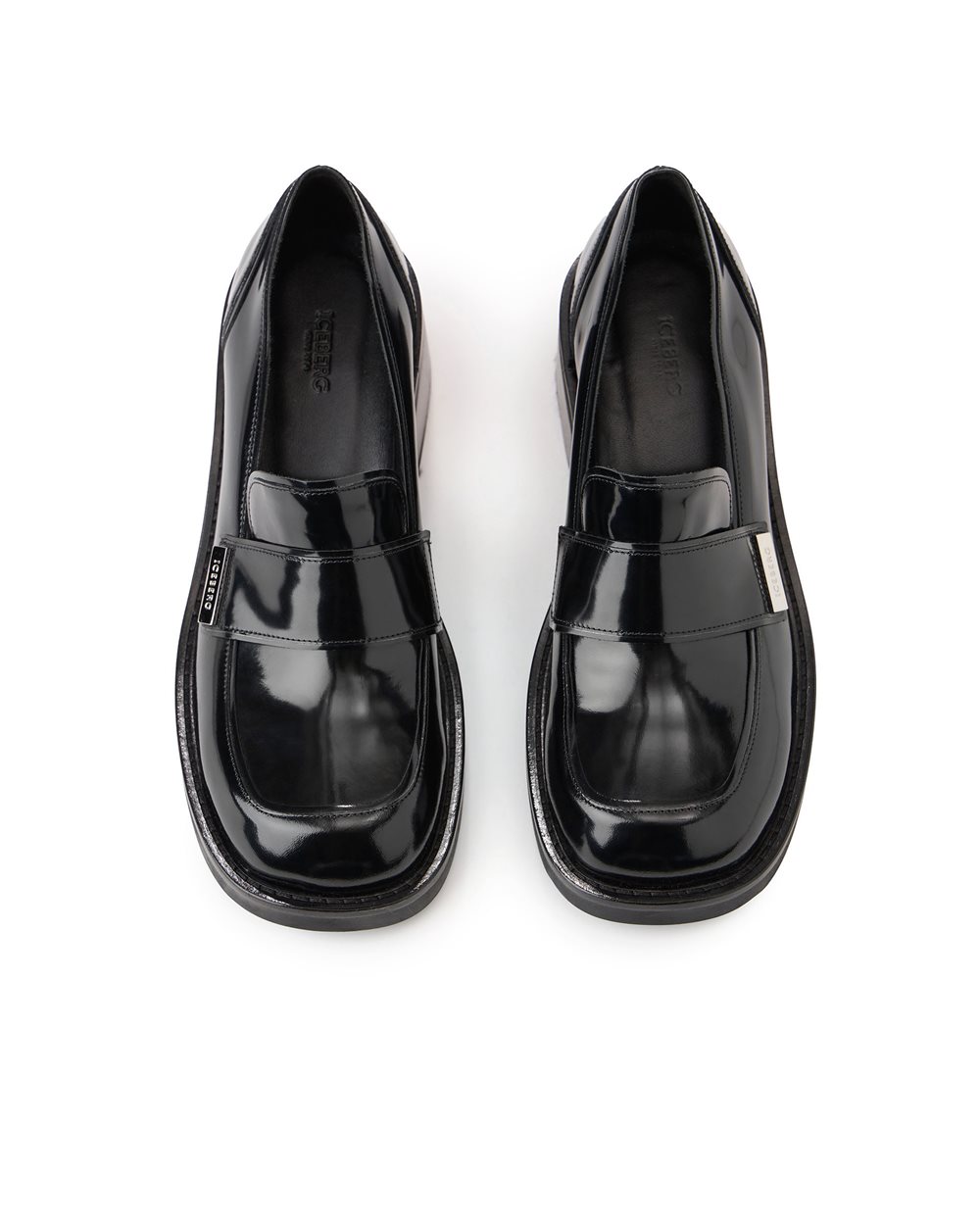 Elegant and versatile black Ruby loafers - Iceberg - Official Website